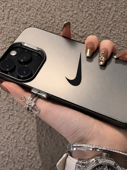Чехол Nike, Чехол Nike матовый, Чехол матовый с принтом, Чехол Nike стильный, Чехол