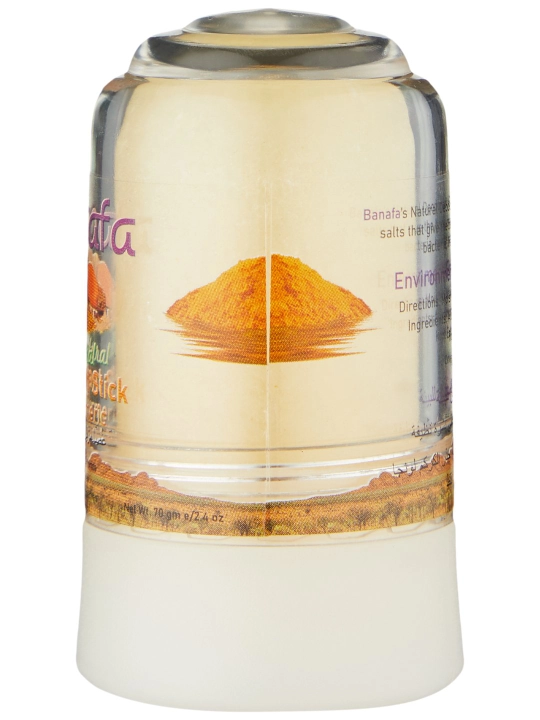 Banafa mineral dezodorant-stiki, tabiiy kristall, 70 gr