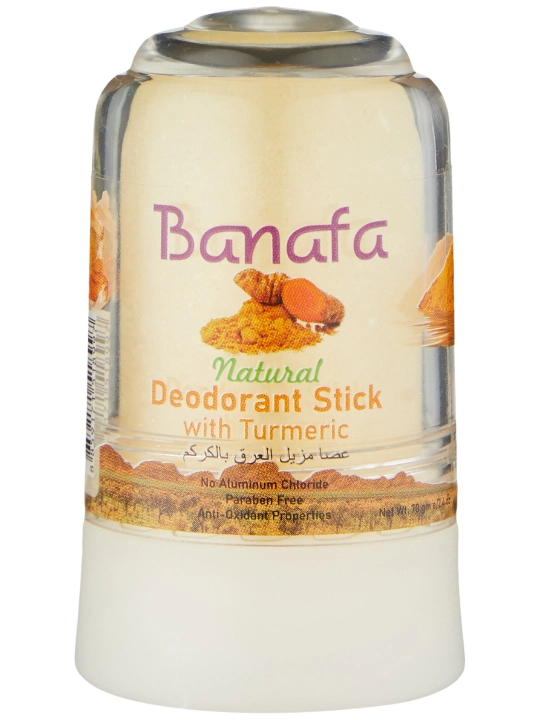 Banafa mineral dezodorant-stiki, tabiiy kristall, 70 gr