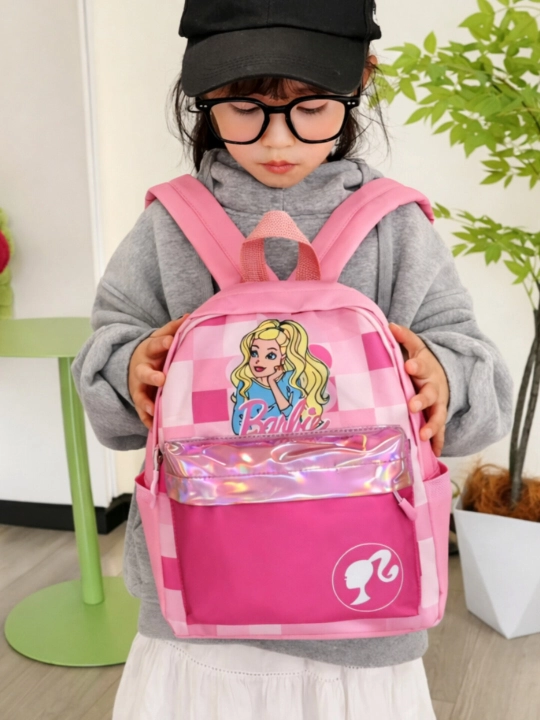 Рюкзак Barbie, детский рюкзак Barbie, рюкзак для девочки, розовый рюкзак Barbie