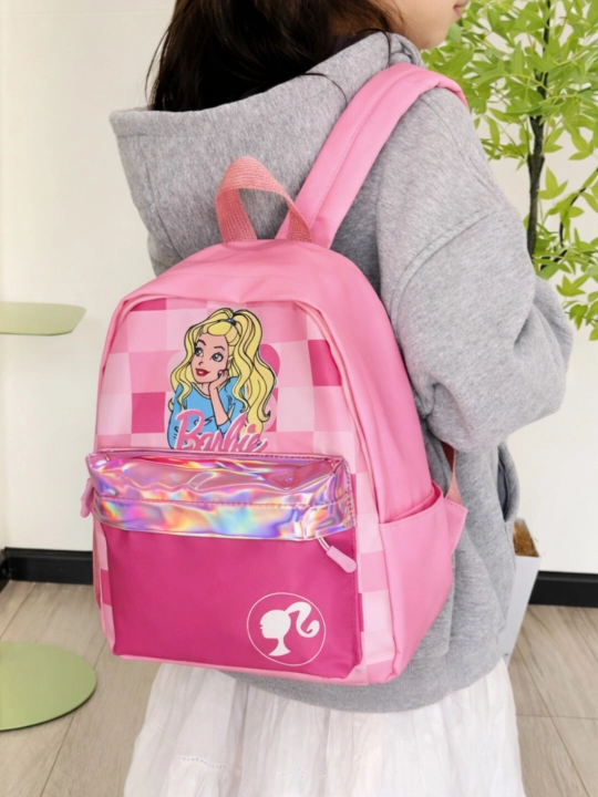 Рюкзак Barbie, детский рюкзак Barbie, рюкзак для девочки, розовый рюкзак Barbie