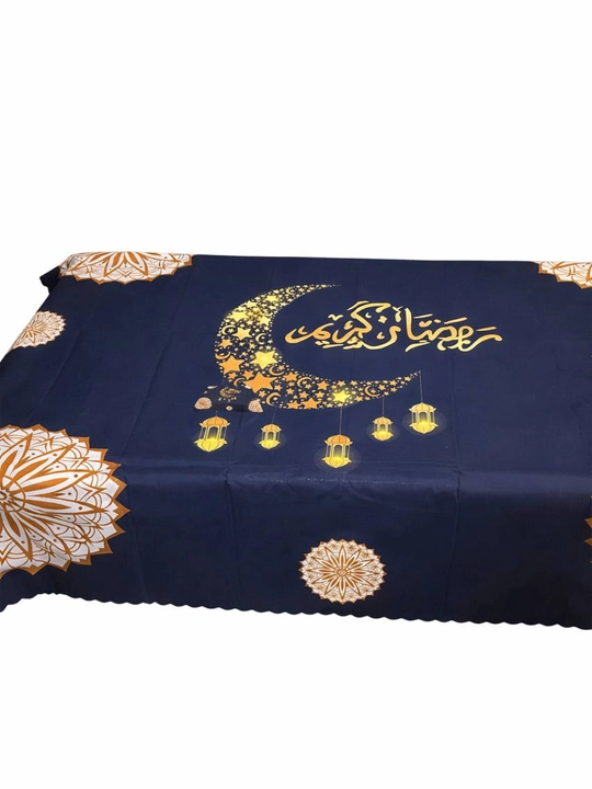 Ramazon uchun, bayram dasturxoni, yupqa poliester mato, silliq yuzali