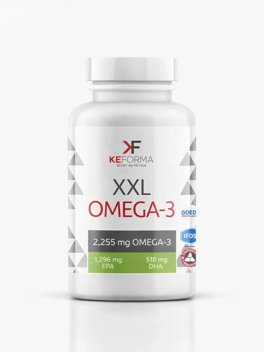 XXL Омега-3 капсулы 2255 мг (EPA 1296 мг, DHA 518 мг) для сердца и мозга