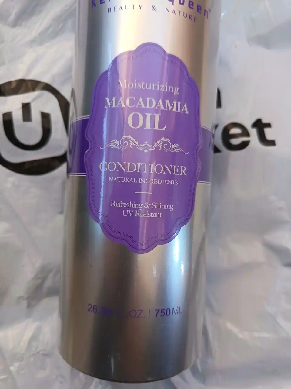 Keratine Queen makadamiya yog‘li, sulfatsiz konditsioner, barcha soch turlari uchun 750 ml