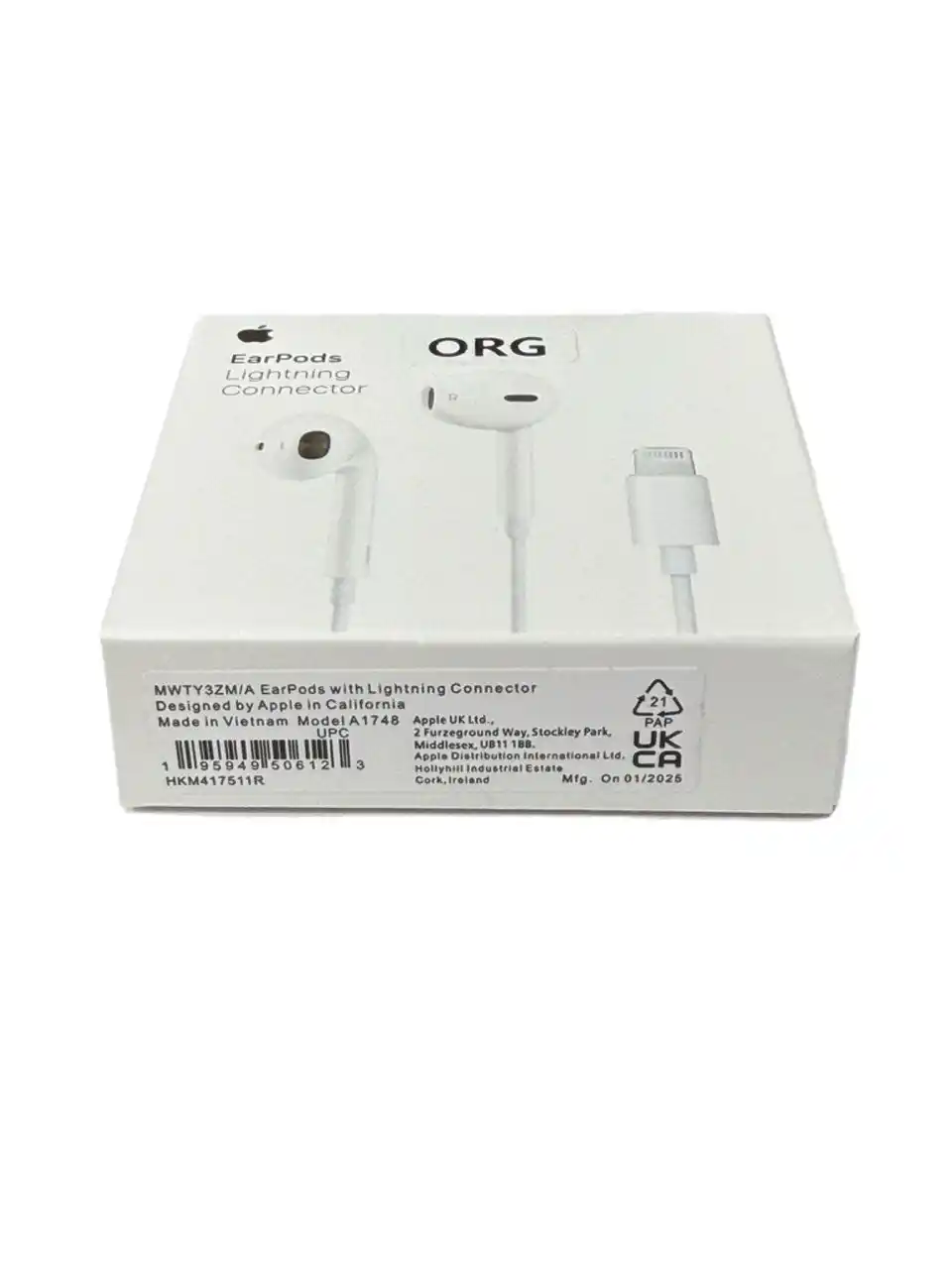 IPhone Lightning simli naushnik – Sifatli ovoz va qulaylik birgalikda!