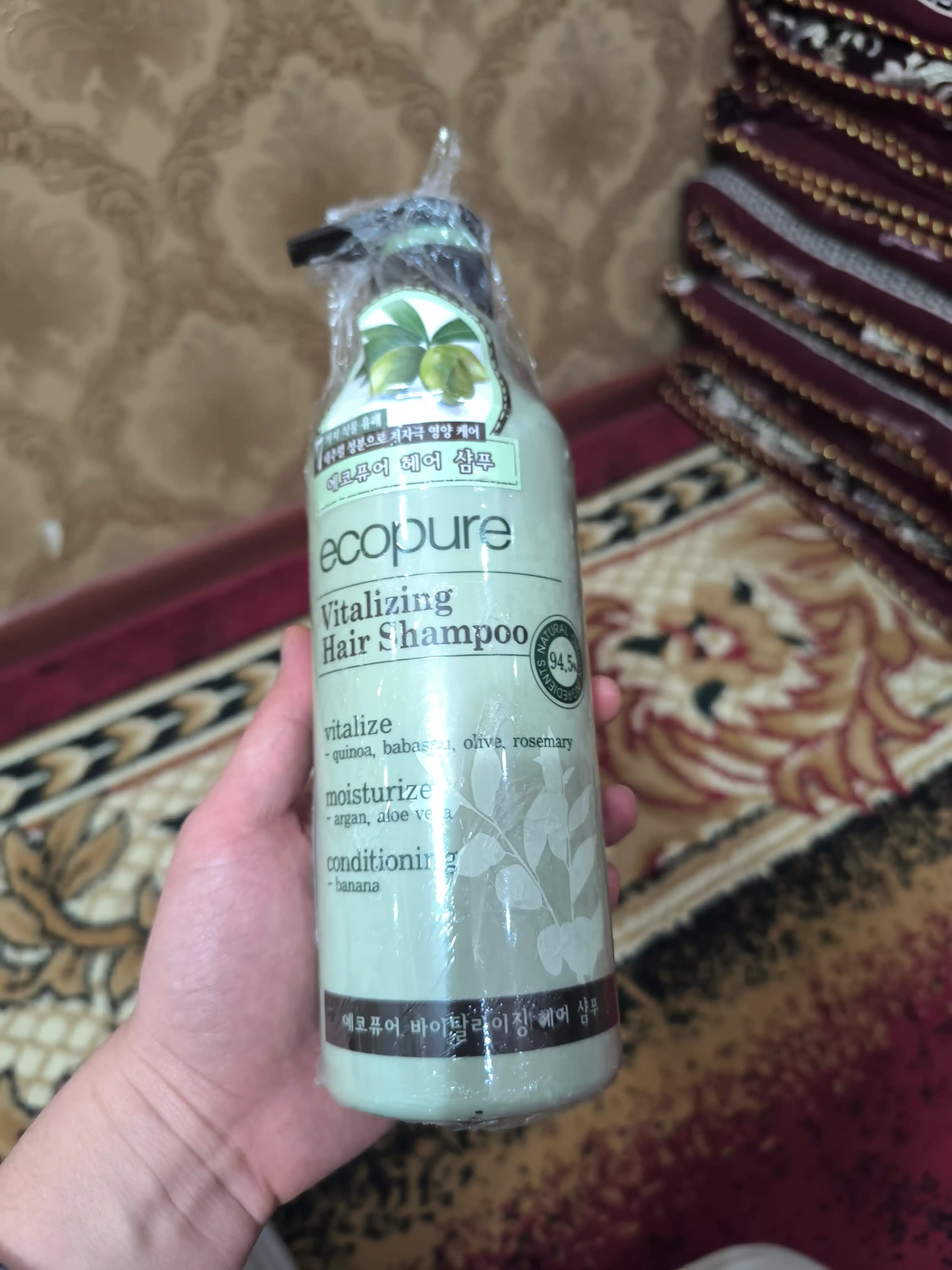 Barcha turdagi sochlar uchun Ecopure tiklovchi shampun, 700 ml