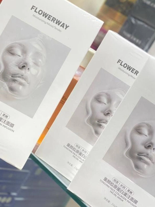 Flowerway collagenli yuz maska - 