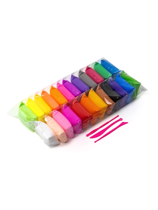 Engil plastilin to‘plami (24 rang)