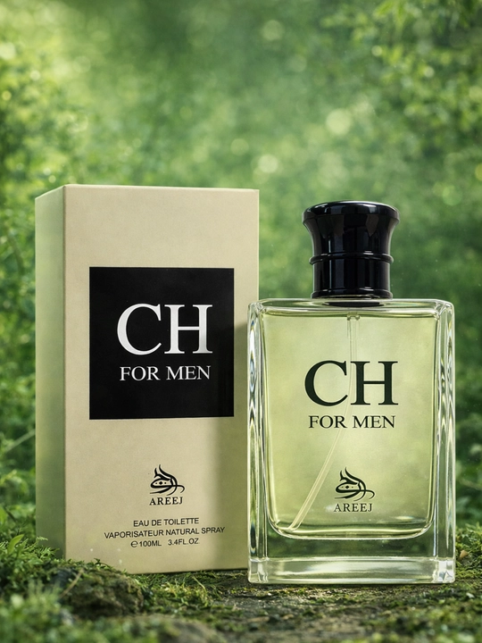 Erkaklar uchun atir Areej CH for men klassik aromatik-yog‘och hid, sitrusli ochilish - 