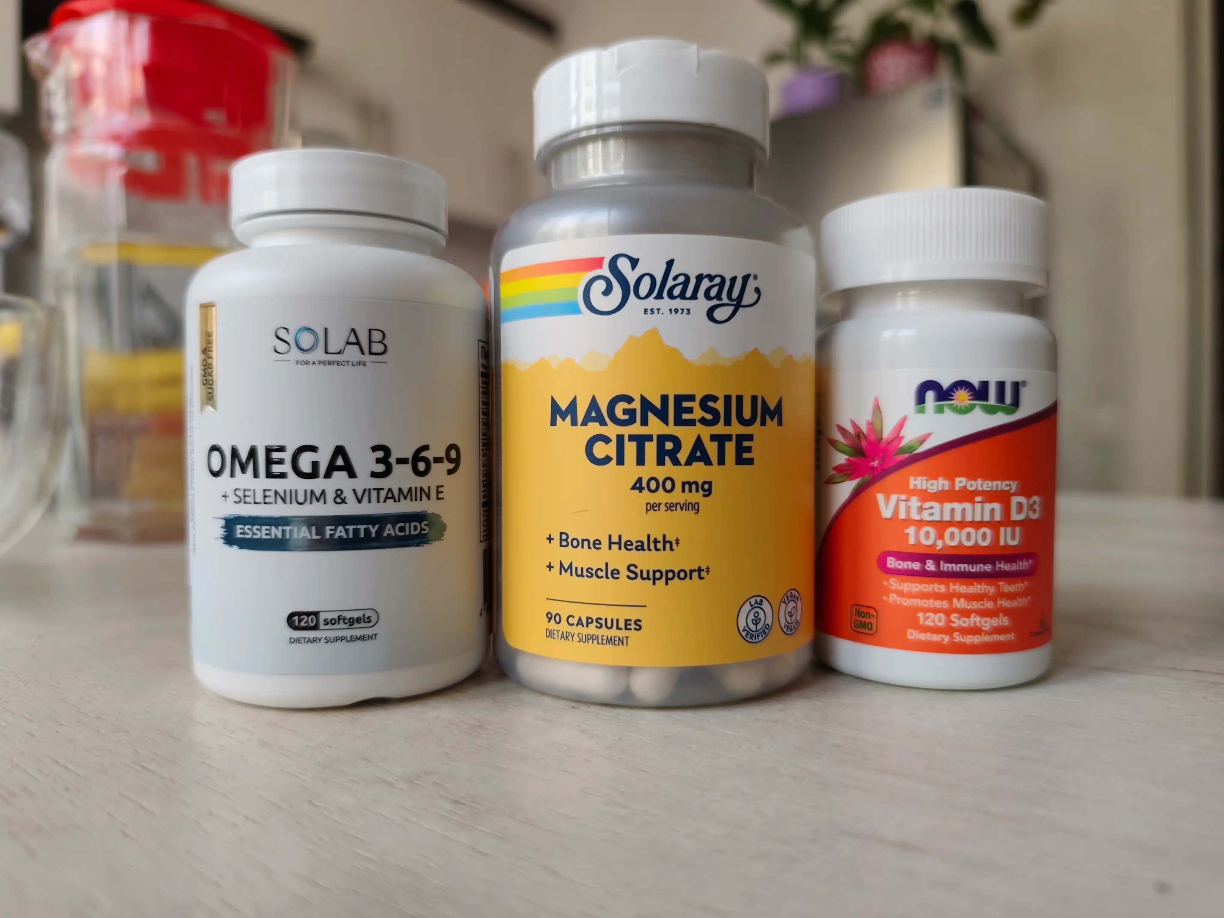 Omega 3-6-9, SOLAB, Selen va E vitamini bilan, 120 kapsula