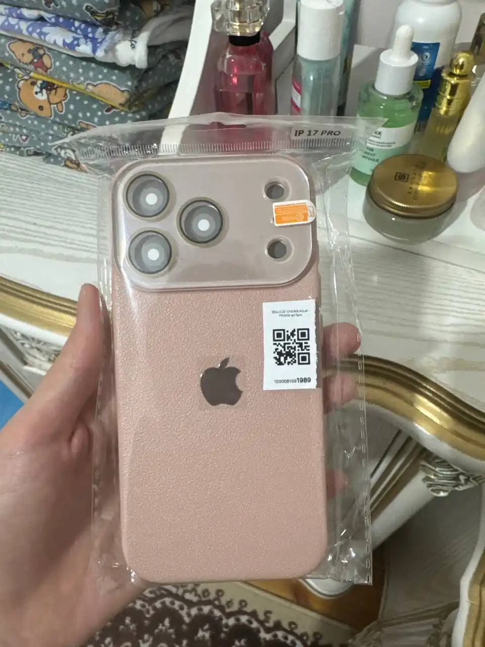 Чехол на iPhone 14, 15, 16, 17, Pro, Max, Plus, Air, цветной, кожаный