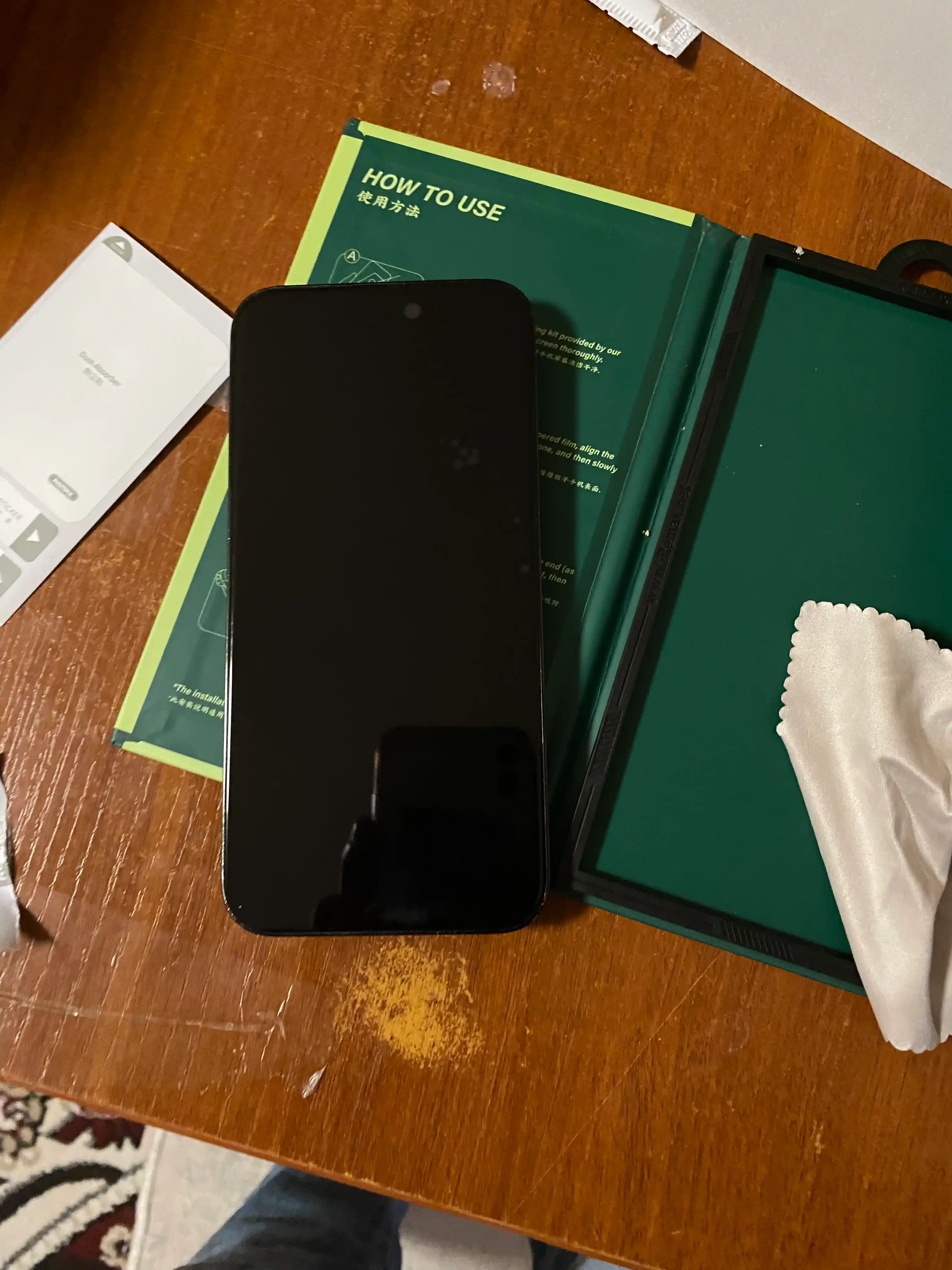 Himoya oynasi iPhone smartfonlari uchun, HD tonirovka, 14, 15, 16, 17 va 18 Pro/ProMax
