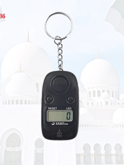 Электронный тасбих в виде брелока — TASBIH-TASBIH12-ЧЕРН