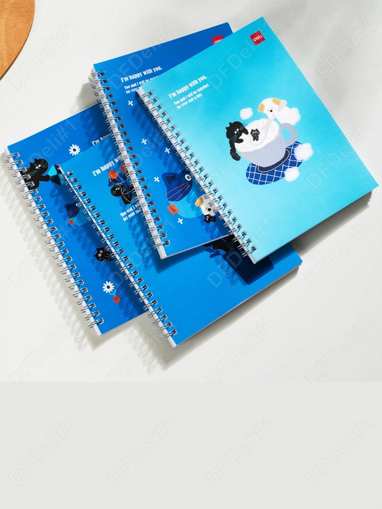 Assorti daftari, A5, 60 varaq, prujinali, ELA560 LX-05 Deli (chizg‘ich), 560-ELA-LX-05