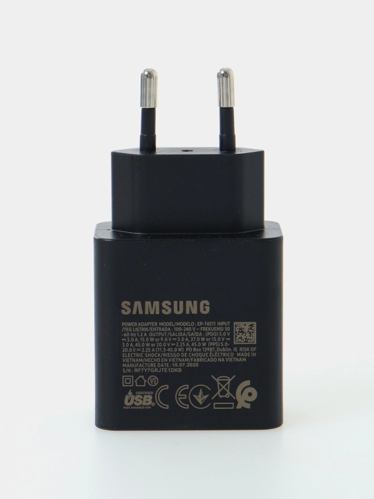 Зарядка для Samsung и Android, адаптер питания с зарядкой Самсунг, Андроид 25 Вт