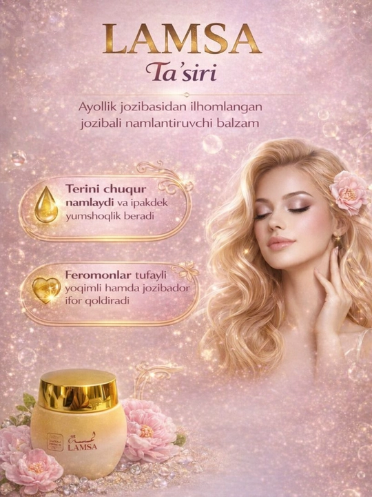 Ароматизированный крем гель для тела, муск, миск, BUSHRA, LAMSA