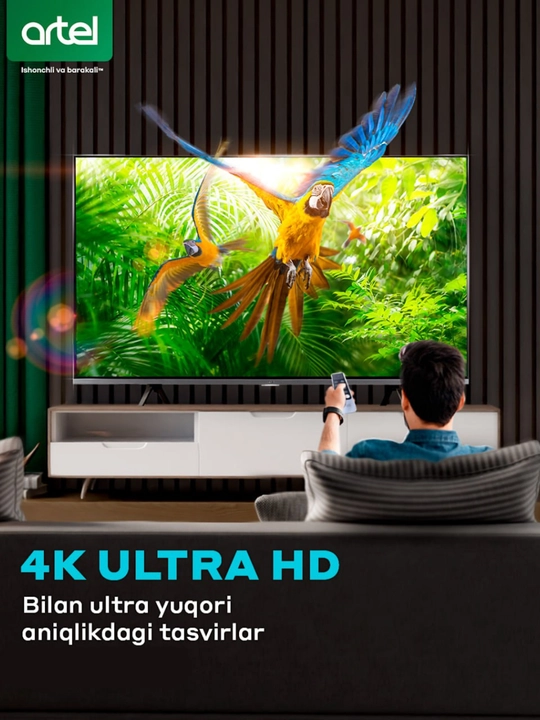 Телевизор Artel PUCH010 43″,50″,55″,65″ 4K UHD Google Tv, Dolby Digital