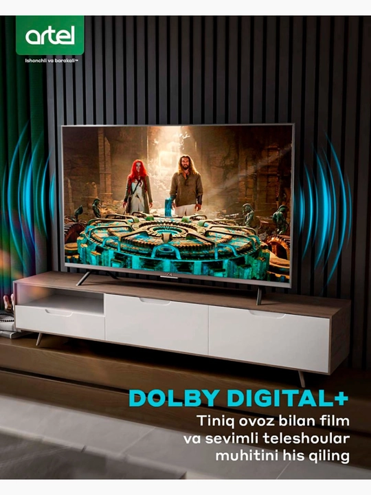 Телевизор Artel PUCH010 43″,50″,55″,65″ 4K UHD Google Tv, Dolby Digital
