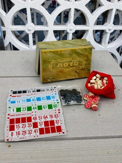 Настольная игра «Русское лото», в подарочной коробке — SW333-LOTKAROB-БРОНЗ