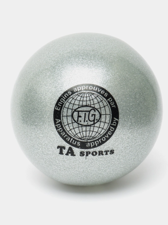 TA-Sport gimnastika to‘pi – chaqqonlik va aniqlik uchun, metallik yaltiroq dizayn