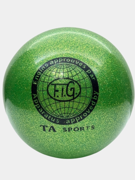 TA-Sport gimnastika to‘pi – chaqqonlik va aniqlik uchun, metallik yaltiroq dizayn