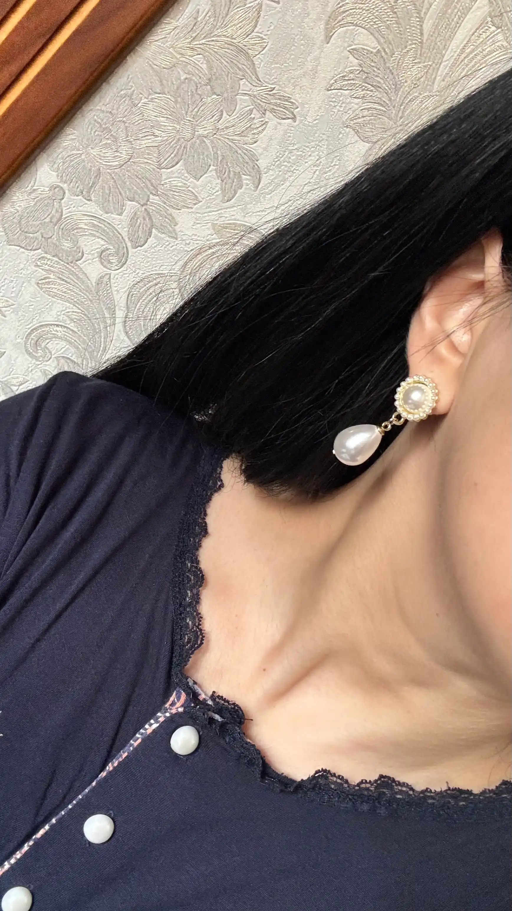 Нежные серьги для женщин, серьги с жемчугом