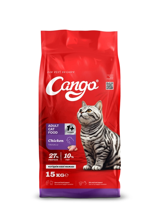 Сухой корм Cango для взрослых кошек, с курицей, 1-15 кг