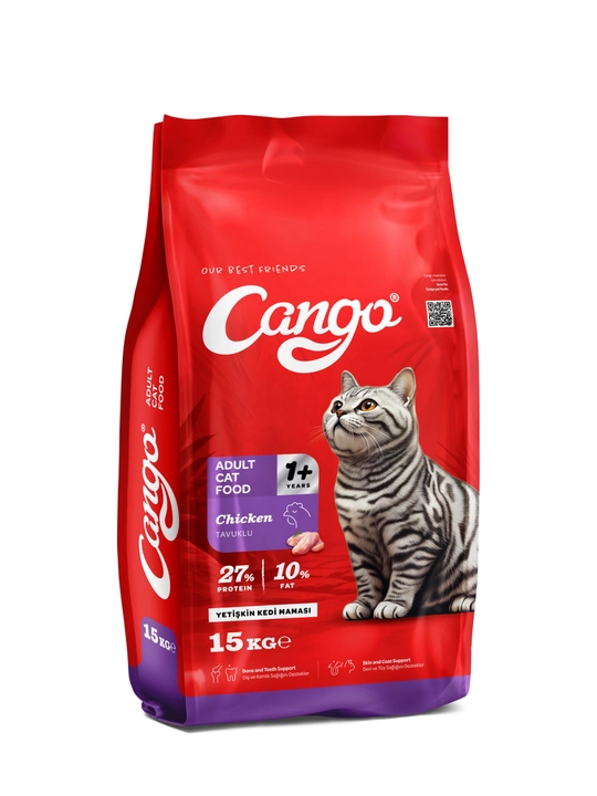 Сухой корм Cango для взрослых кошек, с курицей, 1-15 кг - 