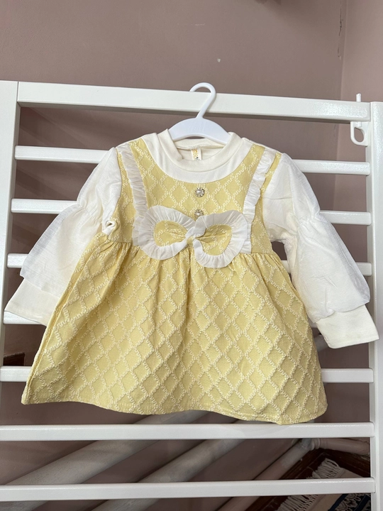 6 oylikdan 8 yoshgacha qizaloqlar uchun quzgi bayramona va kundalik ko‘ylak