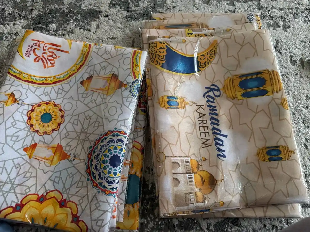 Ramazon naqshli dasturxon – yuqori sifatli mato, uy va bayram uchun 140*110
