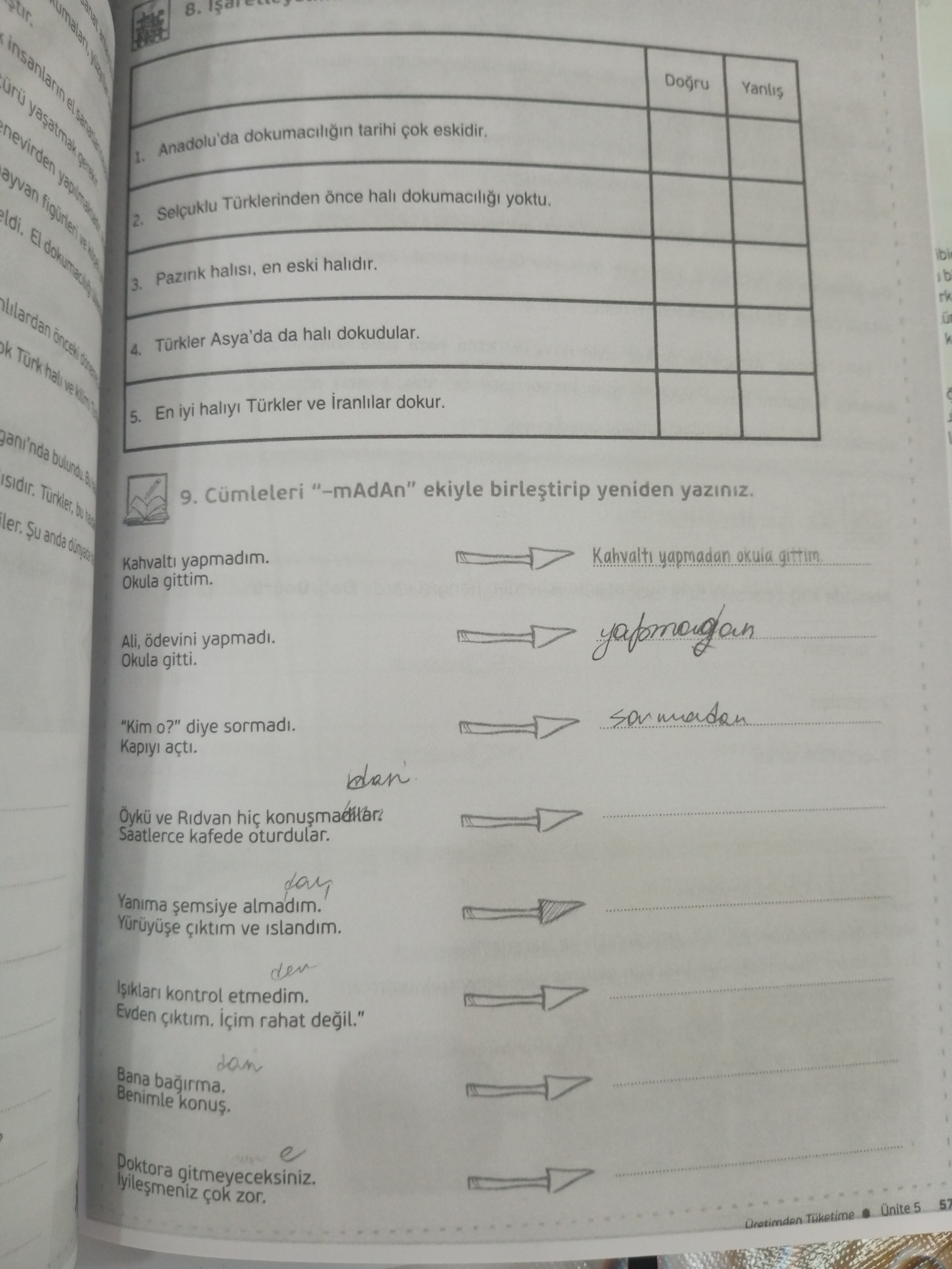 Yedi Iklim Turkce. A1,A2,B1,B2,C1. Учебник и рабочие тетради по турецкому языку, A4