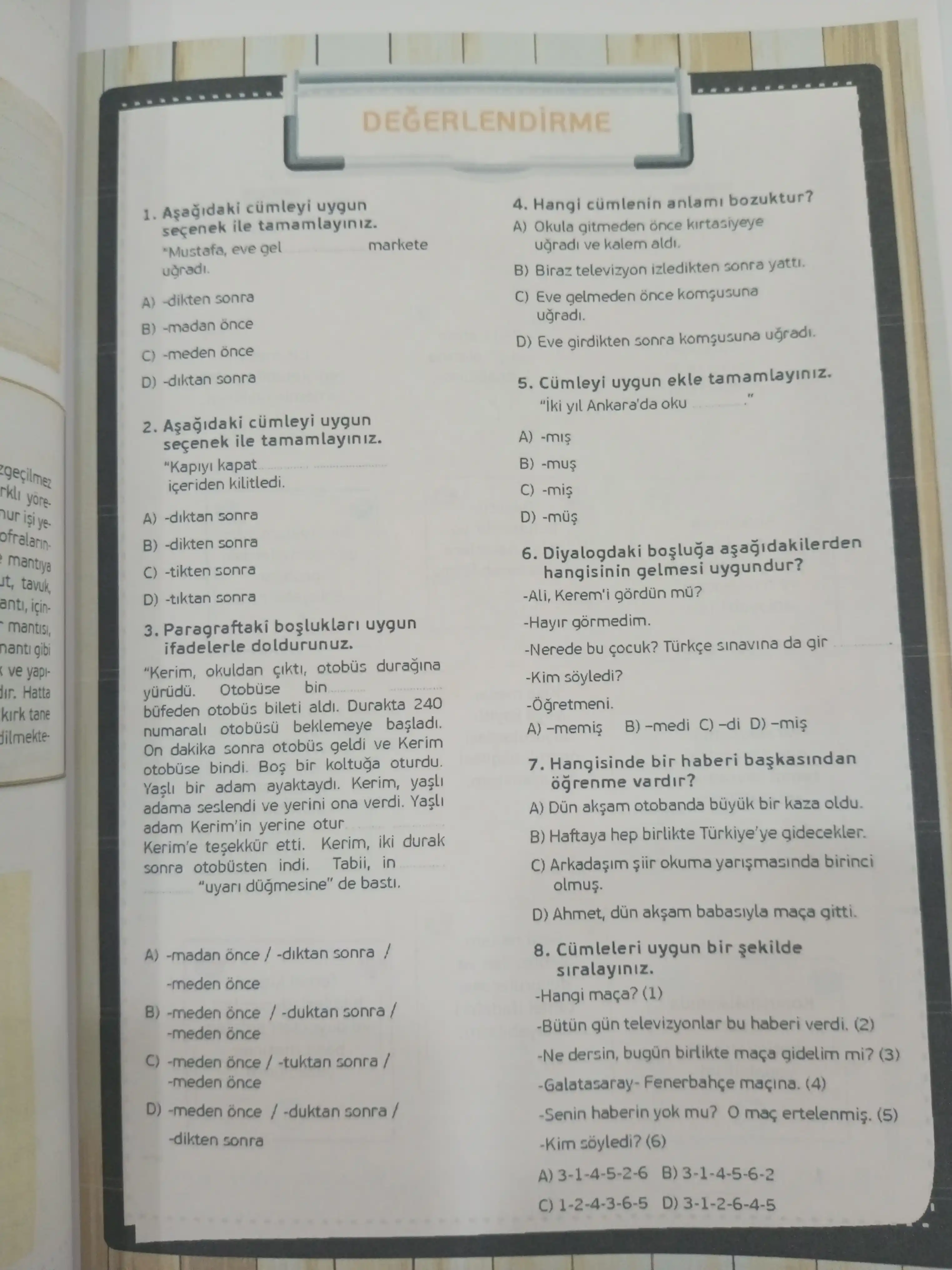 Yedi Iklim Turkce. A1,A2,B1,B2,C1. Учебник и рабочие тетради по турецкому языку, A4