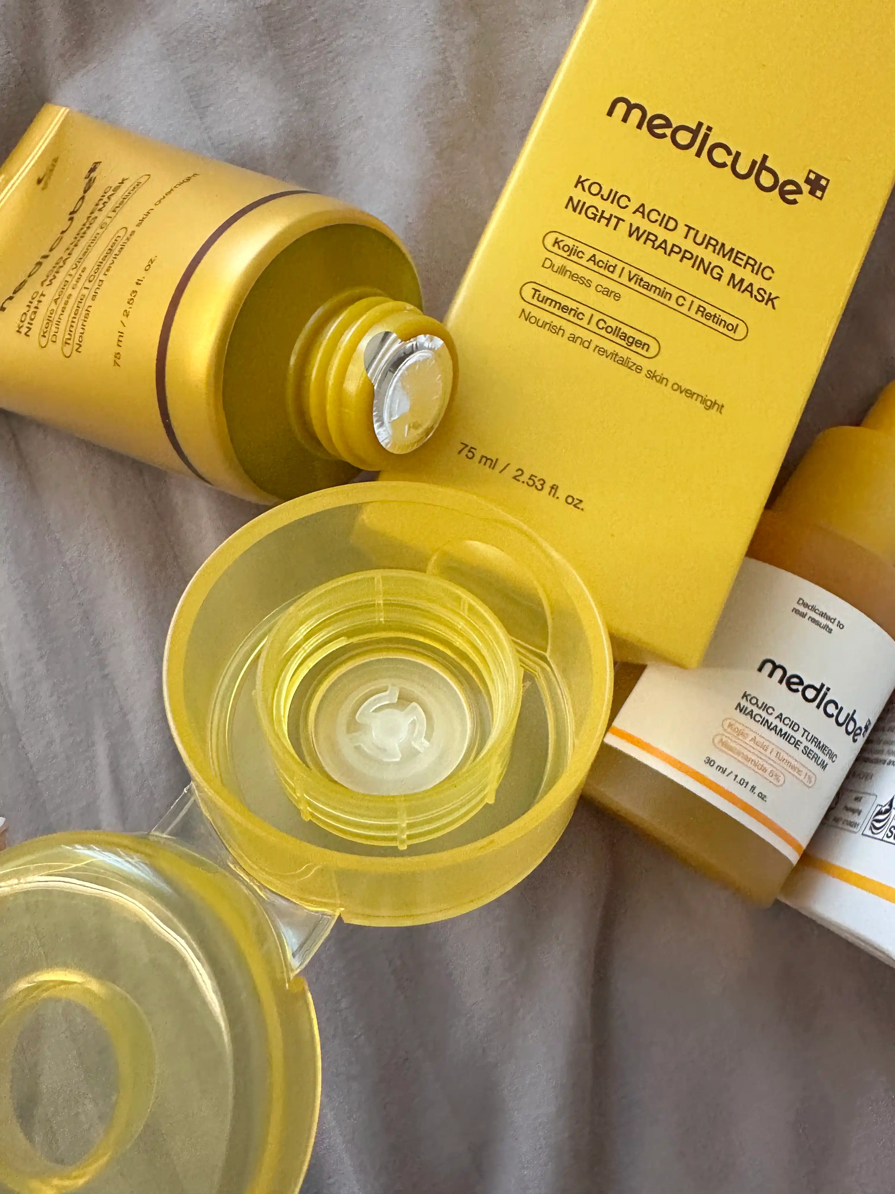 Ночная маска-пленка для лица Medicube:Collagen, Retinol, PDRN,Zero Pore,Milk Mask,Turmeric