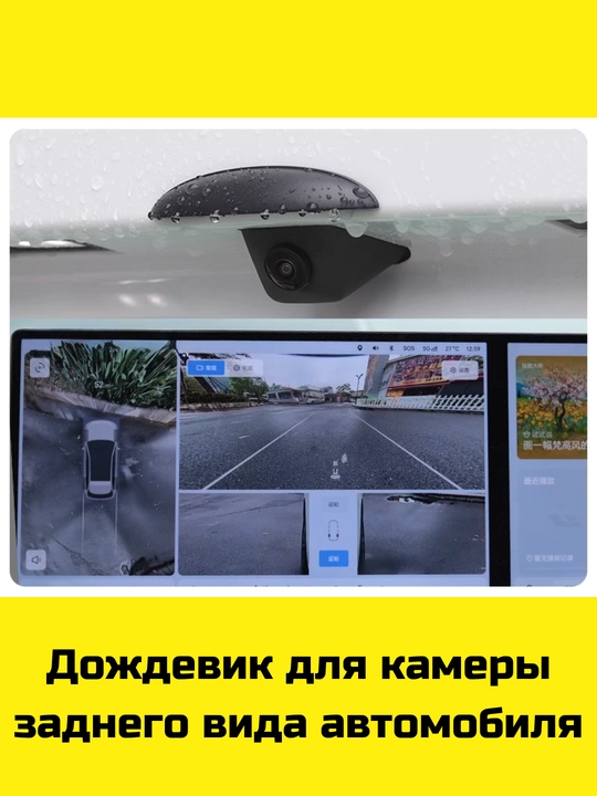 Дождевик для камеры заднего вида автомобиля