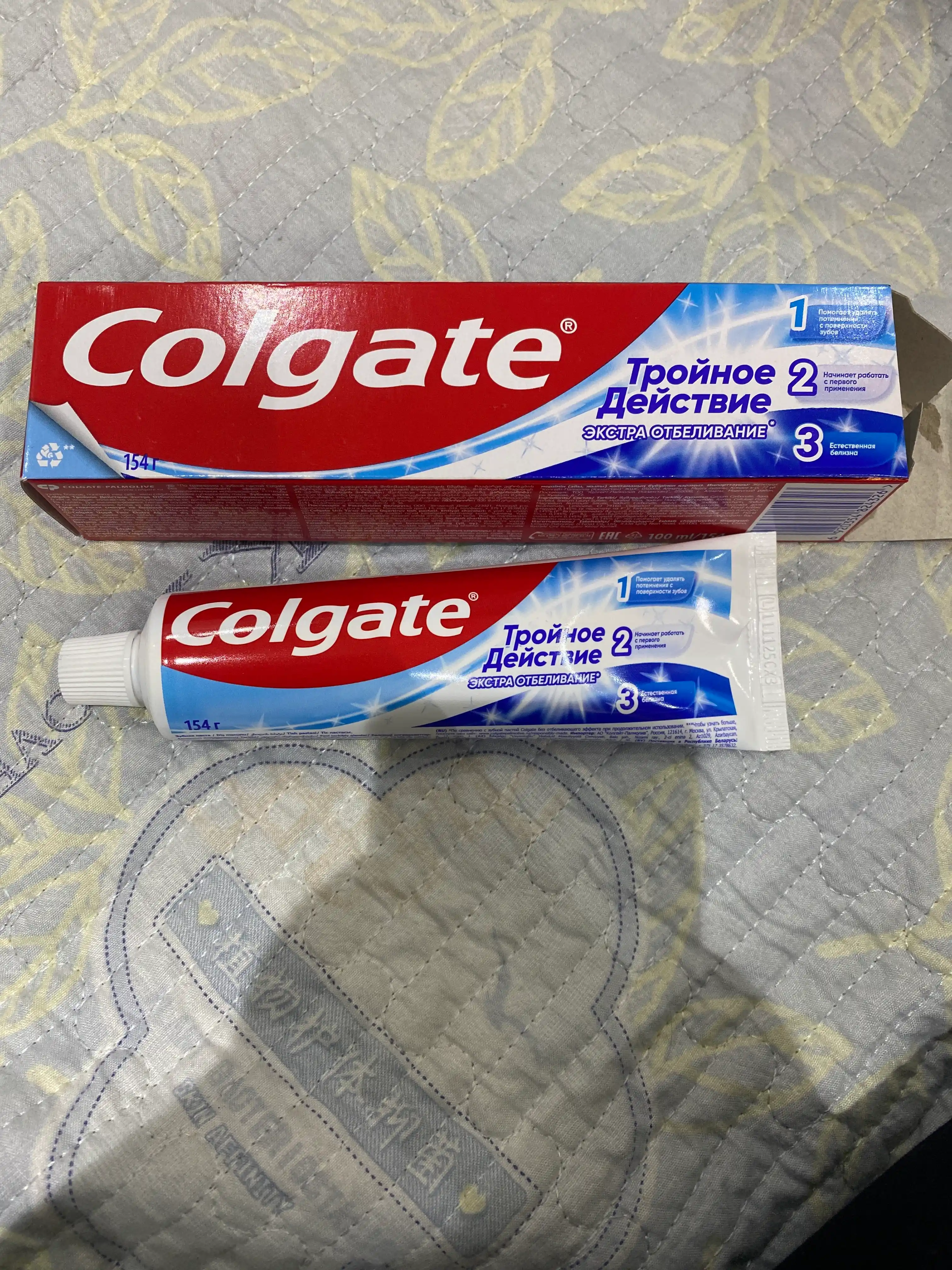 Зубная паста Colgate Экстра отбеливание для восстановления естественной белизны зубов, 100 мл