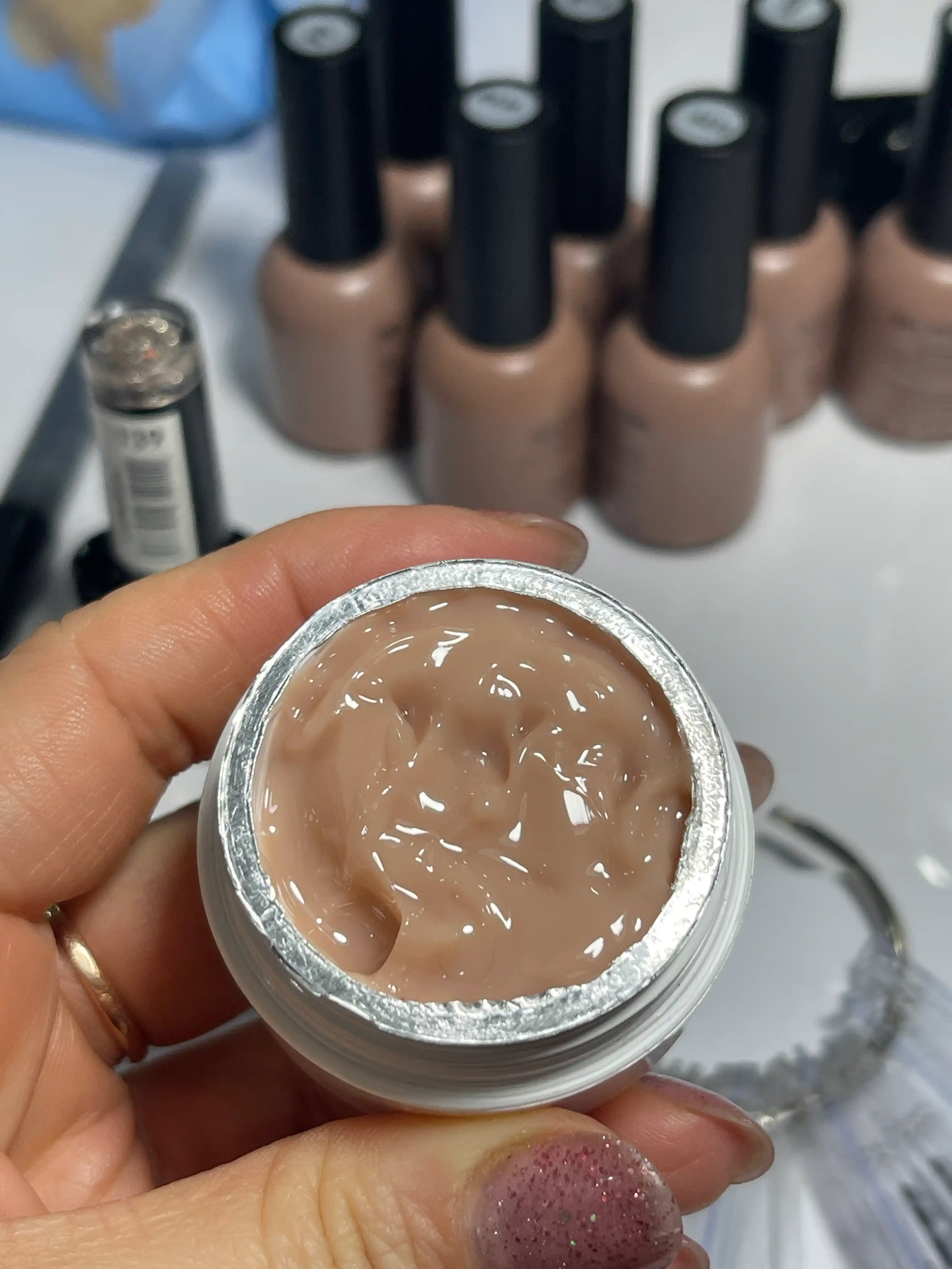 Гель крем желе для наращивания и моделирования ногтей, Gel сream MOKKA
