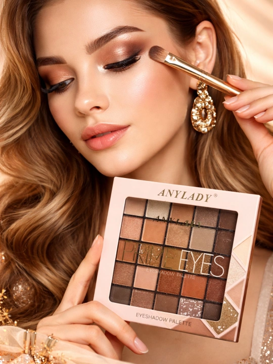 ANYLADY Brown Eyes - qovoqlar uchun professional soyalar palitrasi - 