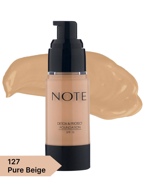 NOTE Detox and Protect Foundation SPF15 tonal kremi, 30 ml