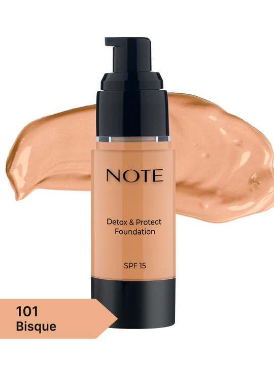 NOTE Detox and Protect Foundation SPF15 tonal kremi, 30 ml