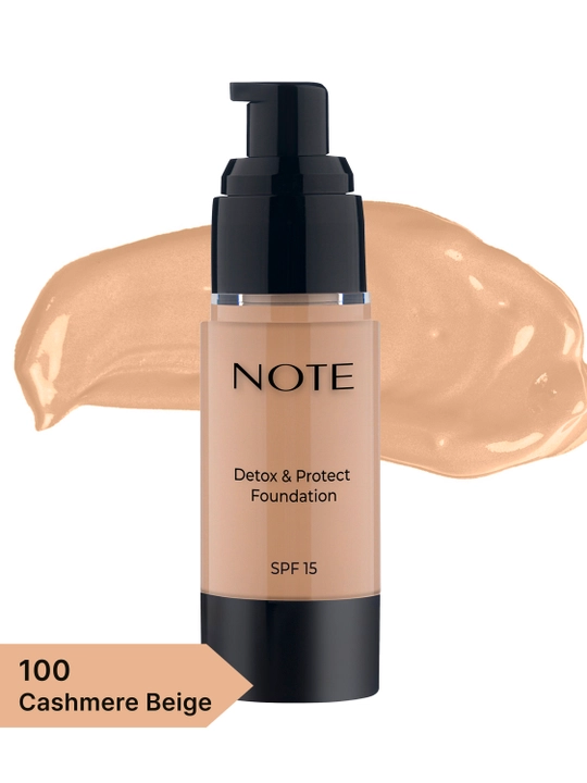 Тональный крем NOTE Detox and Protect Foundation SPF15, 30 мл