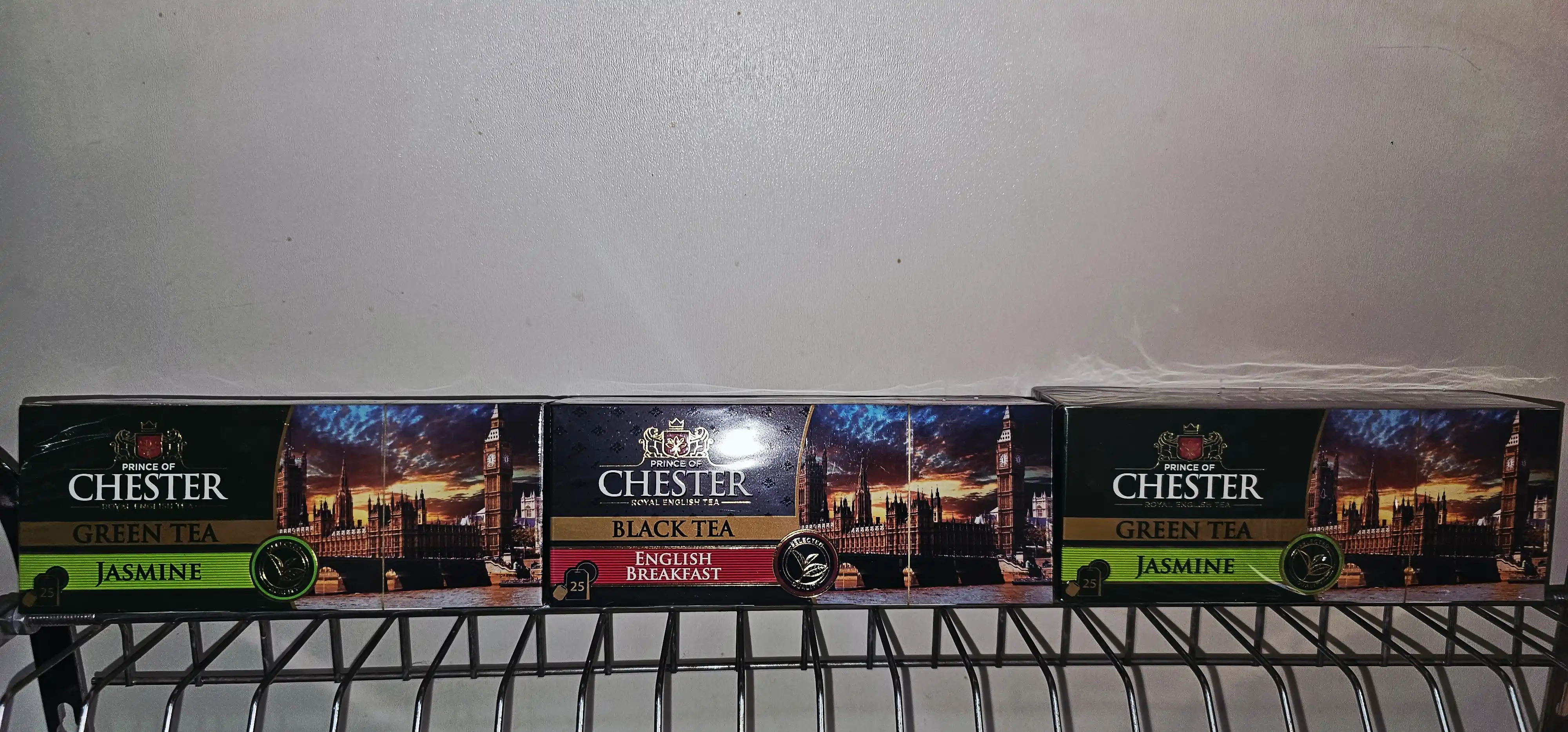 Qora choy Prince of Chester Black Tea, English Breakfast, 25 dona