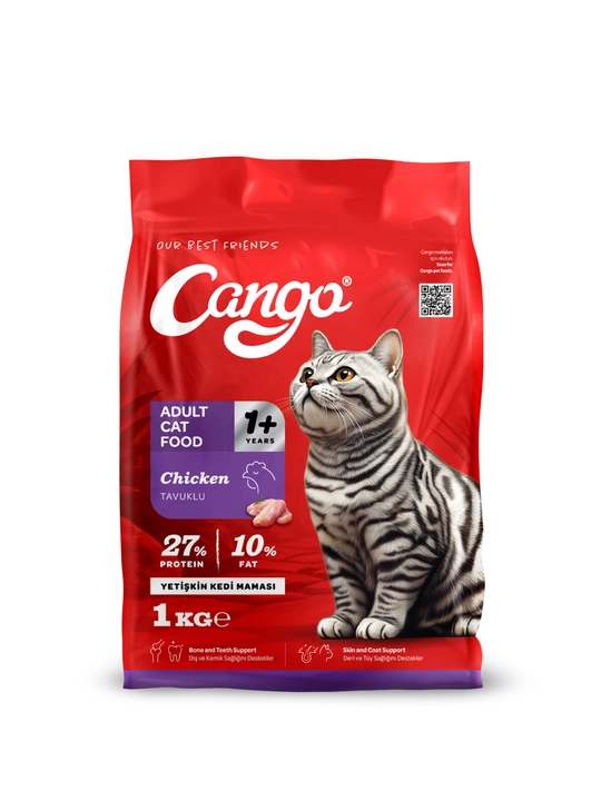 Сухой корм Cango для взрослых кошек, с курицей, 1-15 кг
