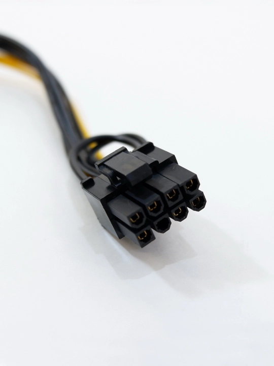 Кабель питания видеокарт, переходник SATA, 6+2 pin, 15 Pin - 6+2 Pin, 0.2 м