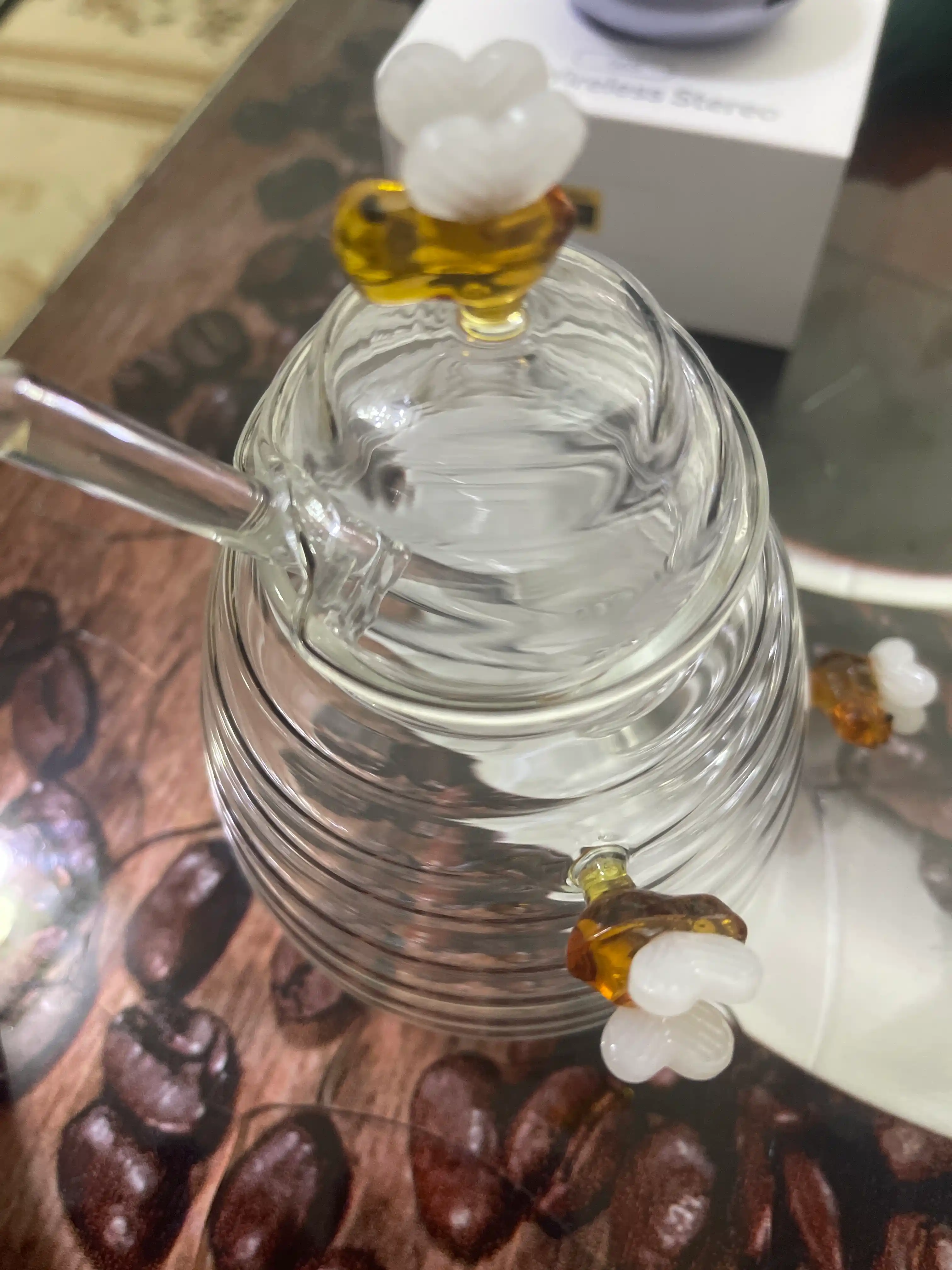 Asal idishi, qoshiqli stakan, 500 ml