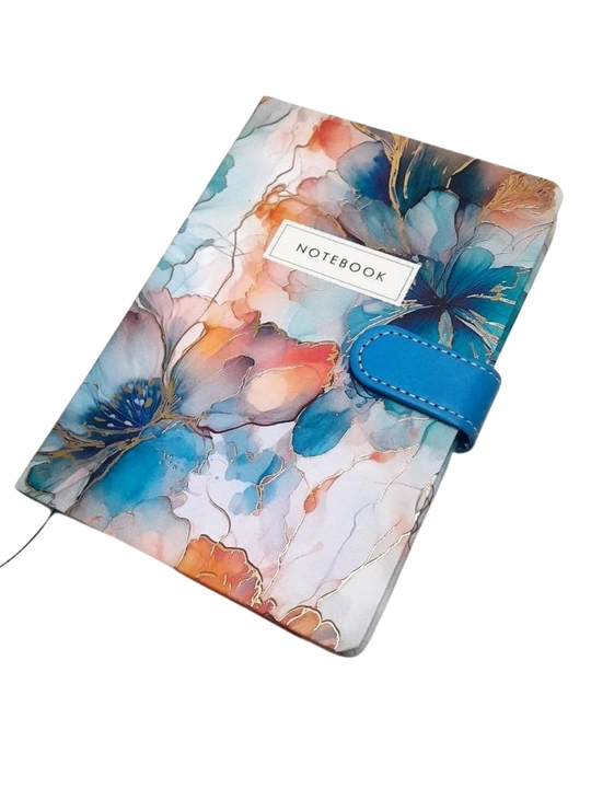 Kreativ gulli bloknot, 13 x 19 sm, qizlar uchun chiroyli planner, B6, 110b, marmar blaknot