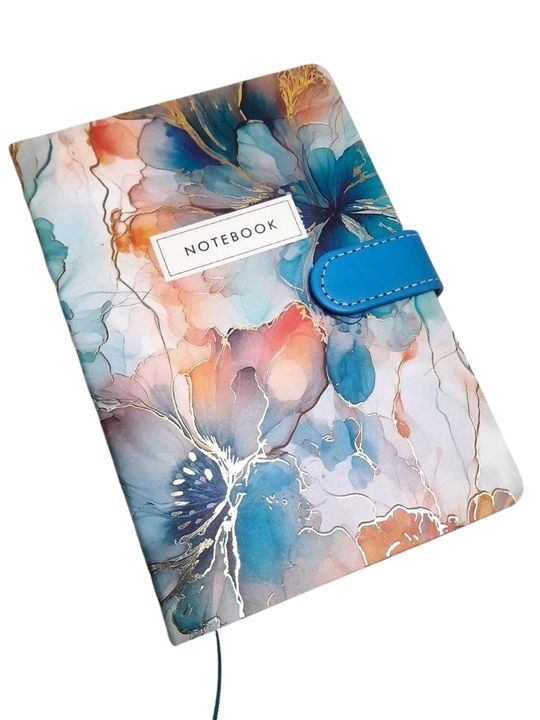 Kreativ gulli bloknot, 13 x 19 sm, qizlar uchun chiroyli planner, B6, 110b, marmar blaknot