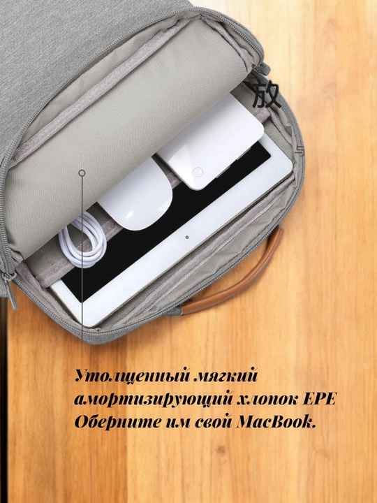 Современная сумка для ноутбука и макбука