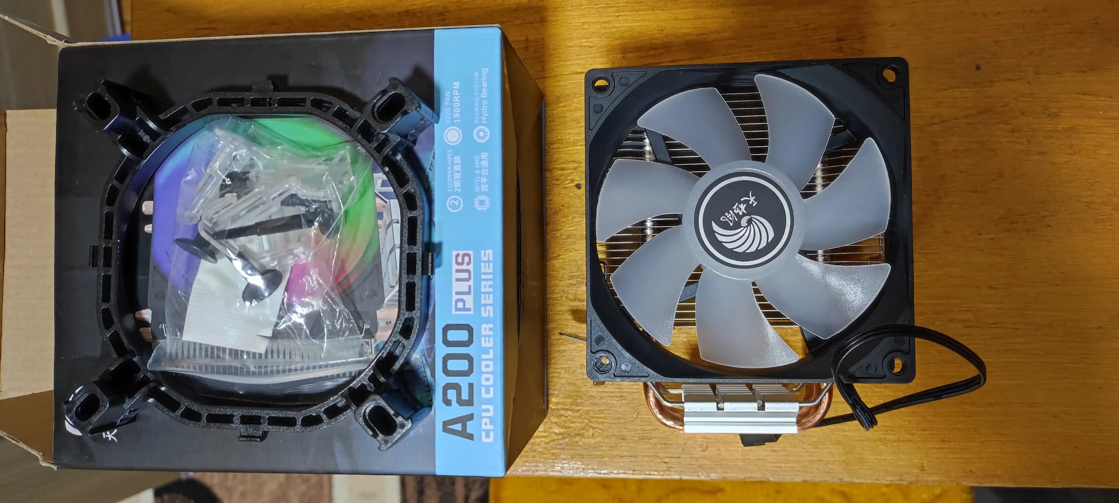 Protsessor uchun kuler sovutgich A200 Plus RGB chiroqli