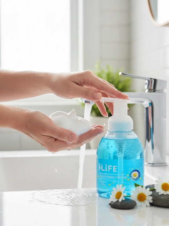 Жидкое мыло для рук с пенкой ILiFE, мягкая чистка и увлажнение Foaming Hand Wash
