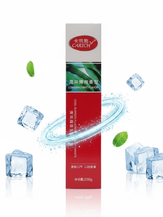 Зубная паста Carich cool seaweed fluoride free toothpaste - 
